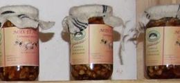 Mélange miel noix en pots de 400 g