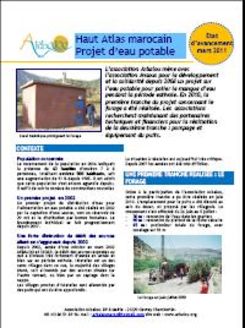 Bilan du projet eau potable à Iskatafen - 2ème tra...